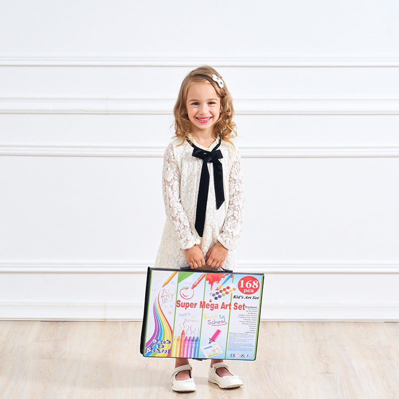 Malset – Schulbedarf Pinselset, Ölpastell-Malset & Aquarellstift-Set