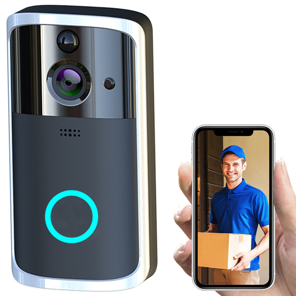 WLAN Video-Türklingel Kamera – HD Smart Doorbell mit Zwei-Wege-Audio, Bewegungsmelder, Nachtsicht, App-Steuerung, 32GB Speicher