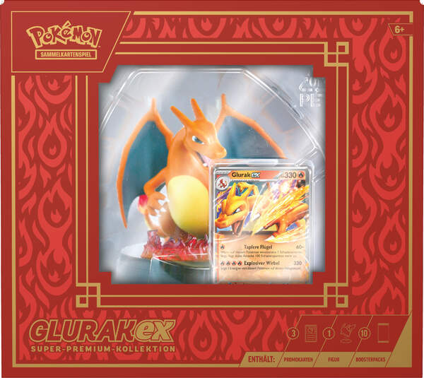 Pokemon PKM Glurak-Ex Super Premium Collection - EVT 06. Oktober 2024