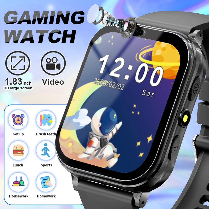 LIGE 2025 Neue Kinder-Smartwatch – Mit Lernspielen, Kamera, Video, Audio & Geschichten – Für Jungen & Mädchen