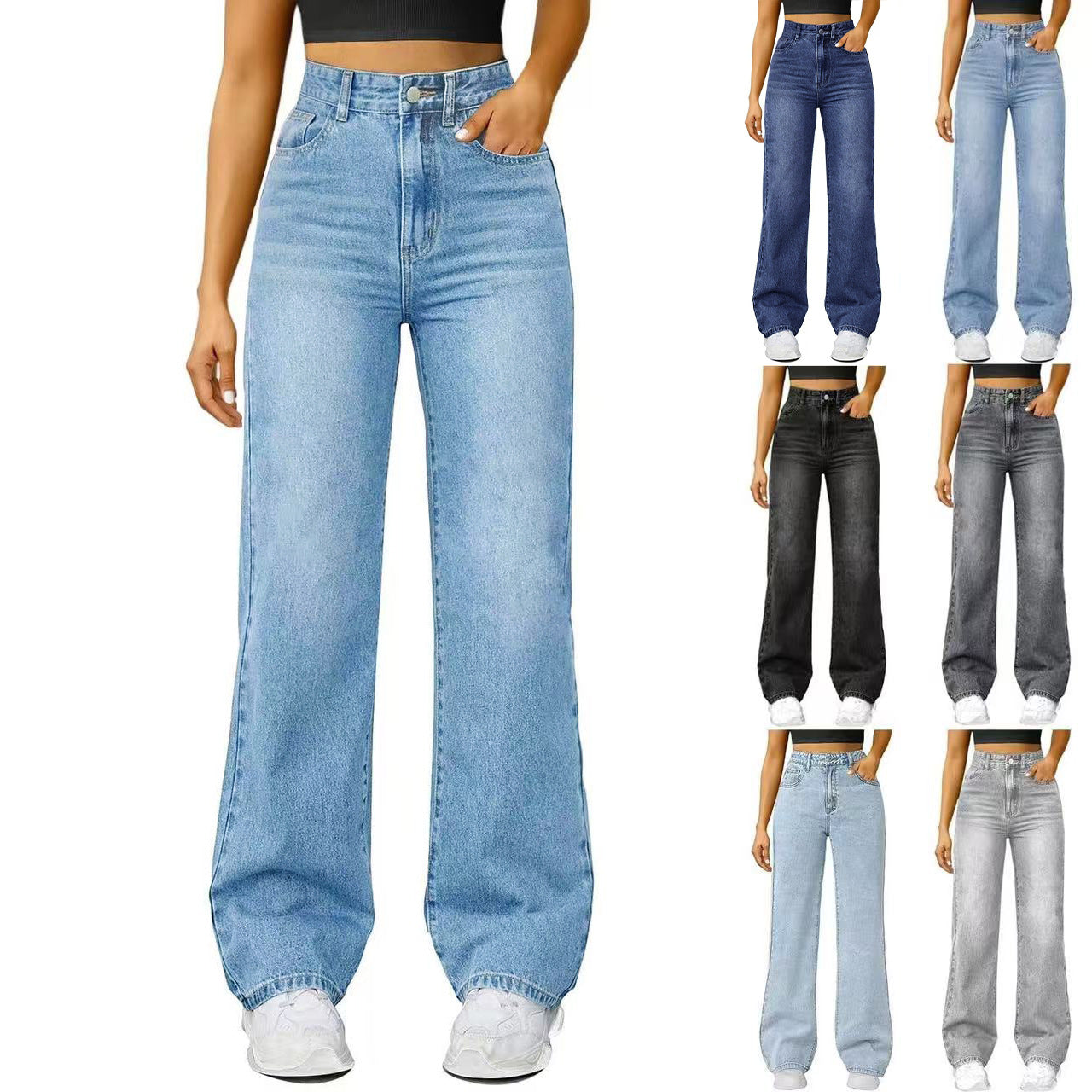 Weite Damenjeans – locker & elastisch