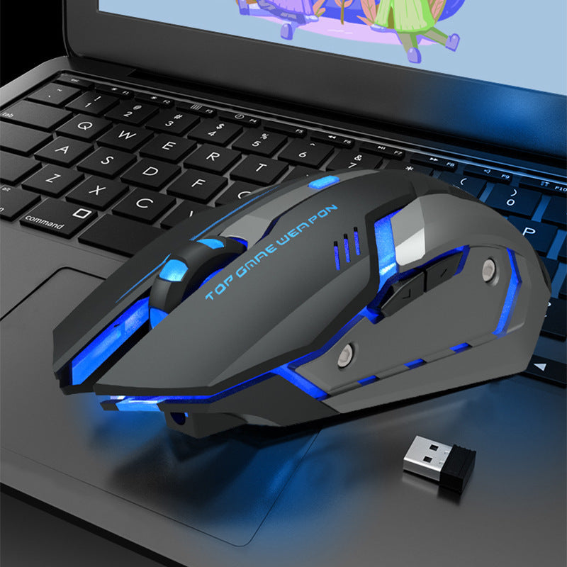 Kabellose Silent-Gaming-Maus mit Ladefunktion